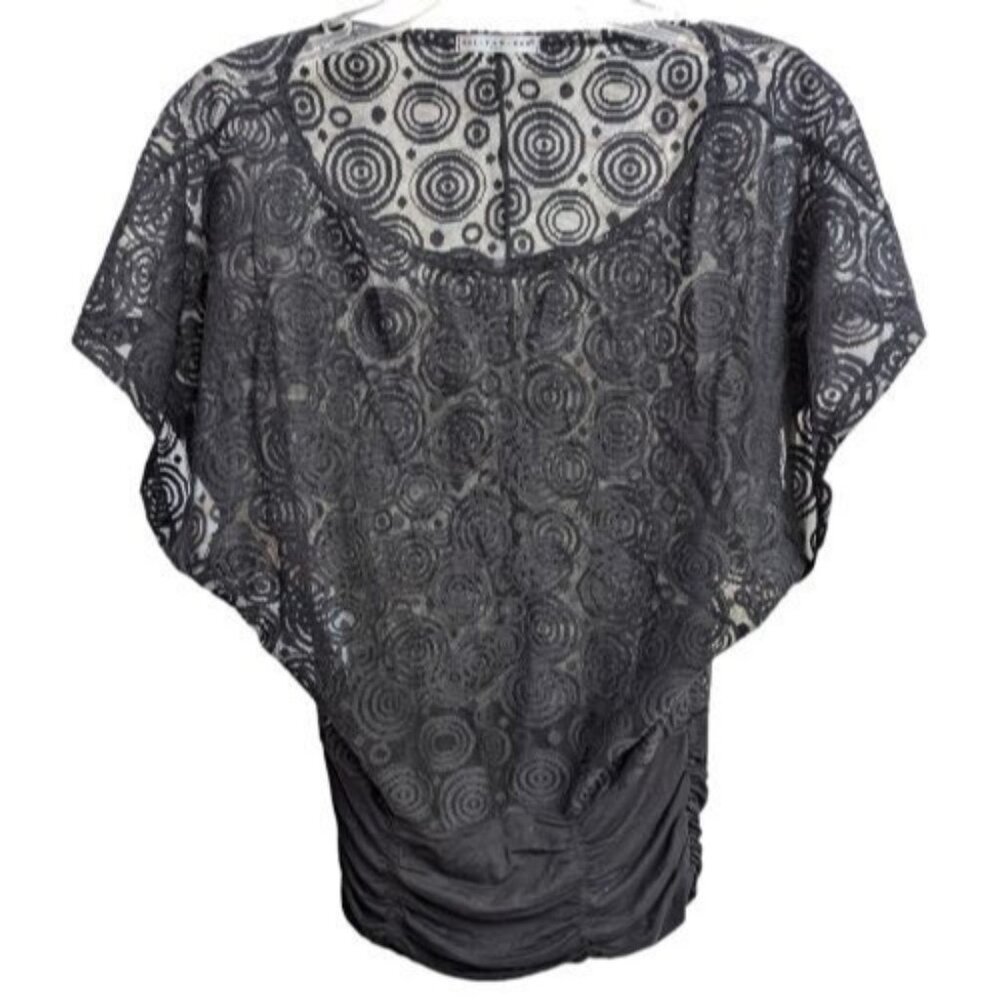 Bui Yah Kah Vintage Women's Lace Sheer Top